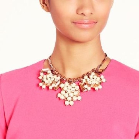 Kate Spade Rose Gold/Pearl Statement Necklace - Picture 3 of 3